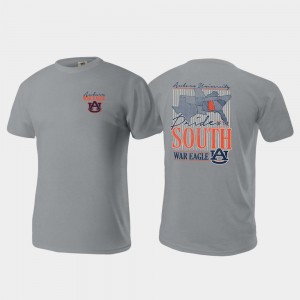 Auburn University T-Shirt For Men Pride of the South Gray Comfort Colors
