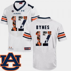 Josh Bynes Tigers Jersey Pictorial Fashion #17 For Men's Football White