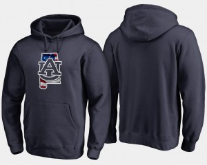 Navy Big & Tall Tigers Hoodie For Men Banner State