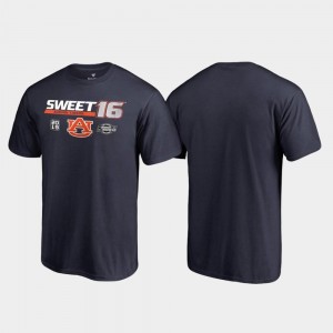 Auburn University T-Shirt Men's Sweet 16 Backdoor March Madness 2019 NCAA Basketball Tournament Navy