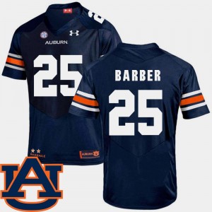 For Men Navy College Football SEC Patch Replica #25 Peyton Barber Auburn Tigers Jersey