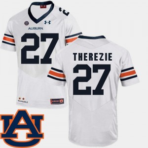 White #27 College Football SEC Patch Replica For Men's Robenson Therezie AU Jersey