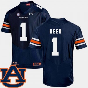College Football SEC Patch Replica Men's Trovon Reed AU Jersey Navy #1