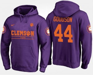 Purple B.J. Goodson CFP Champs Hoodie For Men Name and Number #44