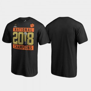 2018 National Champions Pitch College Football Playoff Men's Black CFP Champs T-Shirt