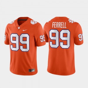 Football Nike Orange Clelin Ferrell CFP Champs Jersey For Men's #99 Game