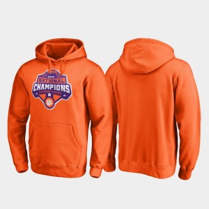 Clemson Hoodie Orange College Football Playoff Gridiron Men's 2018 National Champions