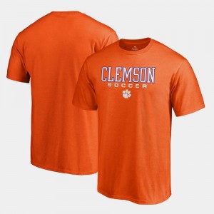 True Sport For Men's Orange Big & Tall Soccer Clemson Tigers T-Shirt
