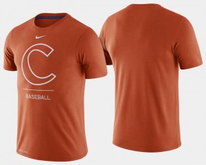 For Men Dugout Performance Orange College Baseball CFP Champs T-Shirt