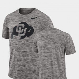 Charcoal Men 2018 Player Travel Legend Colorado Buffaloes T-Shirt Performance Nike