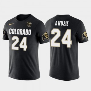 For Men #24 Future Stars Dallas Cowboys Football Chidobe Awuzie Colorado Buffaloes T-Shirt Black