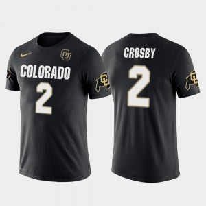 Future Stars Black Green Bay Packers Football #2 Mason Crosby UC Colorado T-Shirt Men's