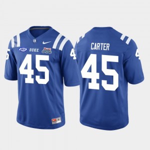 #45 College Football Game Royal Griffin Carter Duke Jersey Mens 2018 Independence Bowl
