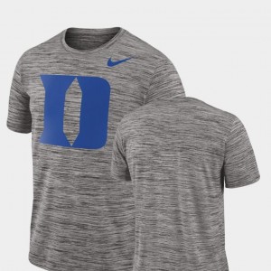Charcoal Performance Nike Duke University T-Shirt 2018 Player Travel Legend For Men