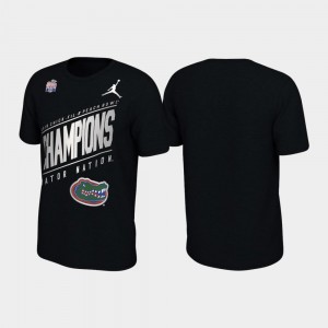 Florida T-Shirt Black Mens Locker Room Jordan Brand 2018 Peach Bowl Champions
