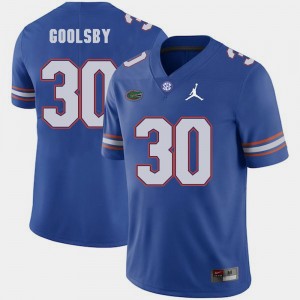 Royal Jordan Brand DeAndre Goolsby Florida Jersey For Men #30 Replica 2018 Game