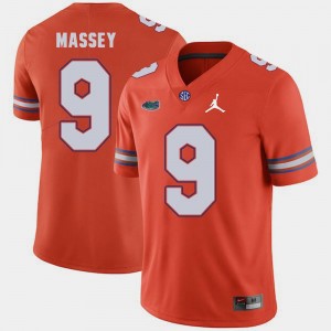 #9 Men's Replica 2018 Game Dre Massey Florida Jersey Jordan Brand Orange