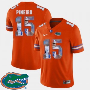 Pictorial Fashion #15 For Men Eddy Pineiro Florida Jersey Football Orange