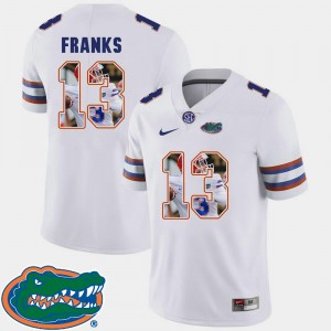 White Pictorial Fashion Football #13 Feleipe Franks Florida Jersey Mens