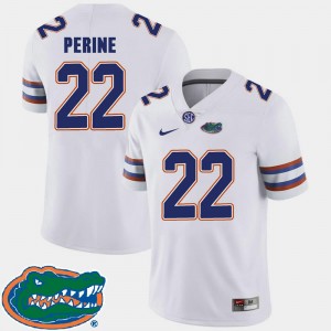 Men White Lamical Perine Florida Jersey #22 College Football 2018 SEC