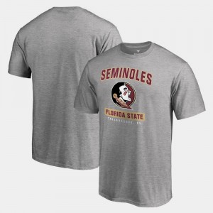 FSU Seminoles T-Shirt Mens Ash Big & Tall Campus Icon