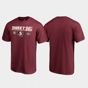 For Men Garnet March Madness 2019 NCAA Basketball Tournament Florida State T-Shirt Sweet 16 Backdoor