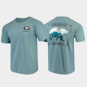 Blue For Men's State Scenery Georgia T-Shirt Comfort Colors