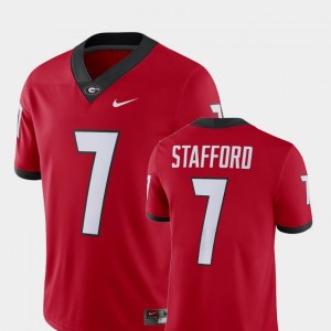 Matthew Stafford UGA Bulldogs Jersey #7 Player Nike For Men's Alumni Football Game Red