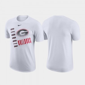 White Nike Performance Cotton Georgia T-Shirt Just Do It Men