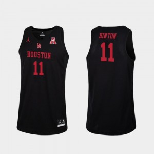 Replica Black Nate Hinton Cougars Jersey #11 Jordan Brand College Basketball Men's