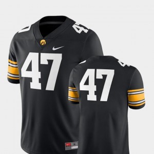 Black Nick Anderson Iowa Hawkeyes Jersey College Football For Men #47 2018 Game Nike