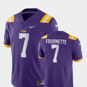 For Men Leonard Fournette LSU Tigers Jersey Game College Football Nike #7 Purple