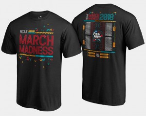 Basketball Tournament March Madness T-Shirt For Men Black 68 Team Bracket