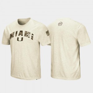 Oatmeal Miami T-Shirt Desert Camo Men's OHT Military Appreciation