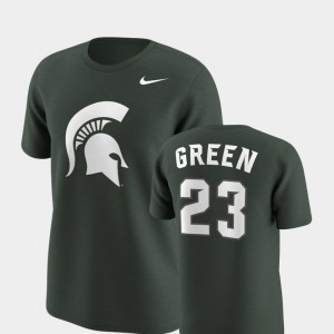 Future Stars Nike Replica Green #23 Men Draymond Green Michigan State Spartans T-Shirt