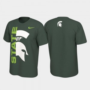 Green Michigan State University T-Shirt Mens Alternate Jersey Performance