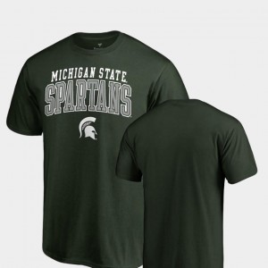 Fanatics Branded Michigan State Spartans T-Shirt Square Up For Men's Green