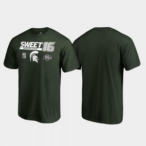 MSU T-Shirt Green Sweet 16 Backdoor Men's March Madness 2019 NCAA Basketball Tournament