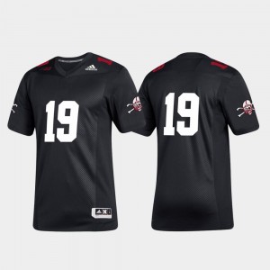 Cornhuskers Jersey Premier Football 2019 Special Game Black #19 For Men's