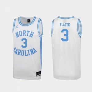 For Men White March Madness Andrew Platek University of North Carolina Jersey Special College Basketball #3