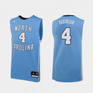 Replica Men's Brandon Robinson University of North Carolina Jersey Jordan Brand College Basketball #4 Carolina Blue