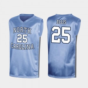 Royal March Madness Special College Basketball For Men's #25 Caleb Ellis UNC Tar Heels Jersey