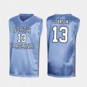 For Men #13 Cameron Johnson UNC Tar Heels Jersey Royal Special College Basketball March Madness