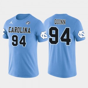 Men's Future Stars Robert Quinn North Carolina T-Shirt #94 Miami Dolphins Football Light Blue