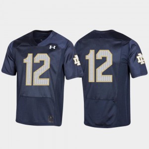 150th Anniversary Navy Notre Dame Jersey College Football Replica Mens #12
