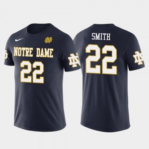 Future Stars Harrison Smith Irish T-Shirt For Men #22 Navy Minnesota Vikings Football