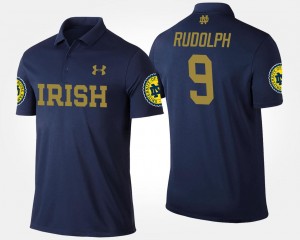 Name and Number #9 Navy For Men Kyle Rudolph Irish Polo