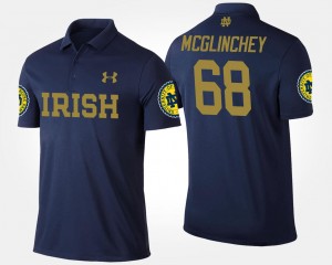 Mike McGlinchey Irish Polo Navy For Men #68 Name and Number