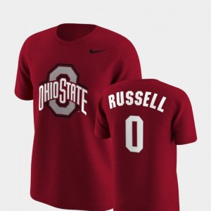 Scarlet #0 D'Angelo Russell Ohio State T-Shirt For Men Future Stars Nike Replica