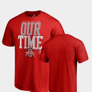 2019 Rose Bowl Bound Ohio State T-Shirt Men's Red Counter Big & Tall